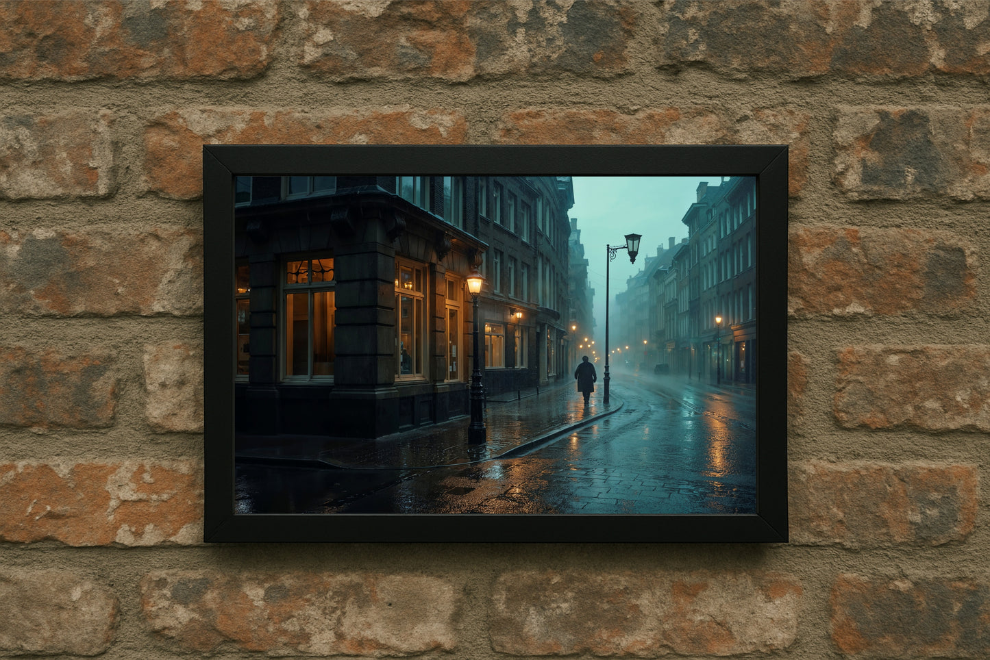 Whispers of the Rain β Silent Street Wall Art π§οΈπ
