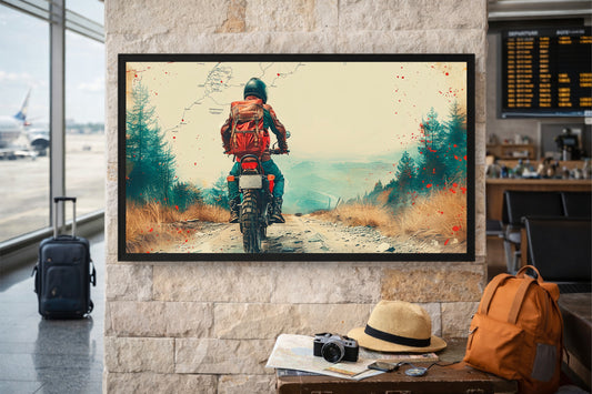 Into the Wild Wall Art Photo Frame β Ride Beyond Limits