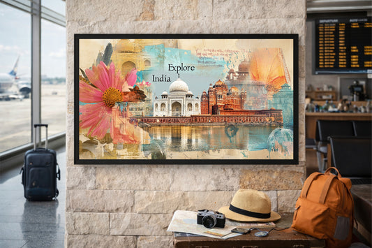 Explore India Wall Art Photo Frame β A Journey Through Timeless Beauty
