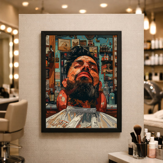 Classic Barber Chair – Bold Art of Grooming 🪒🔥