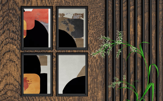 Modern Abstract Balance β Earthy Tones & Bold Forms π¨β¨