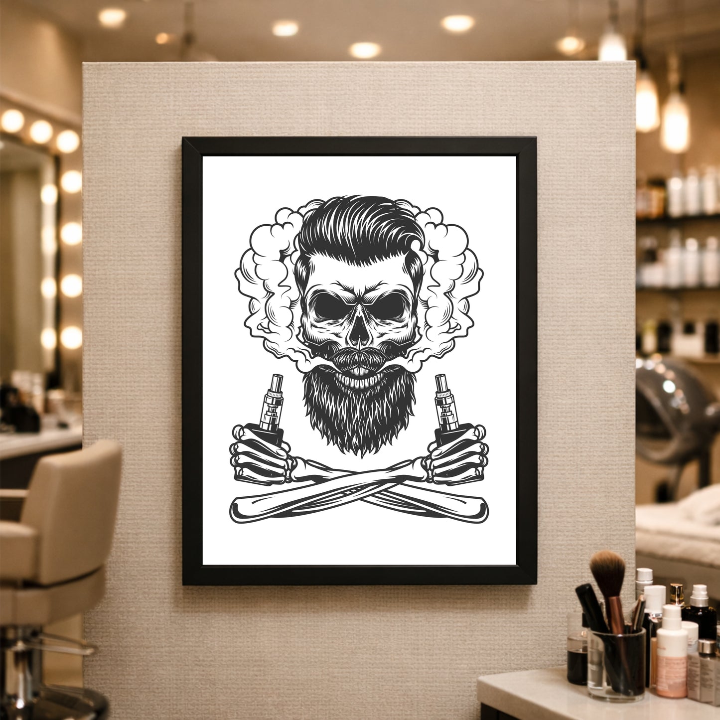 The Skull Barber β Fearless Grooming Art πβοΈ