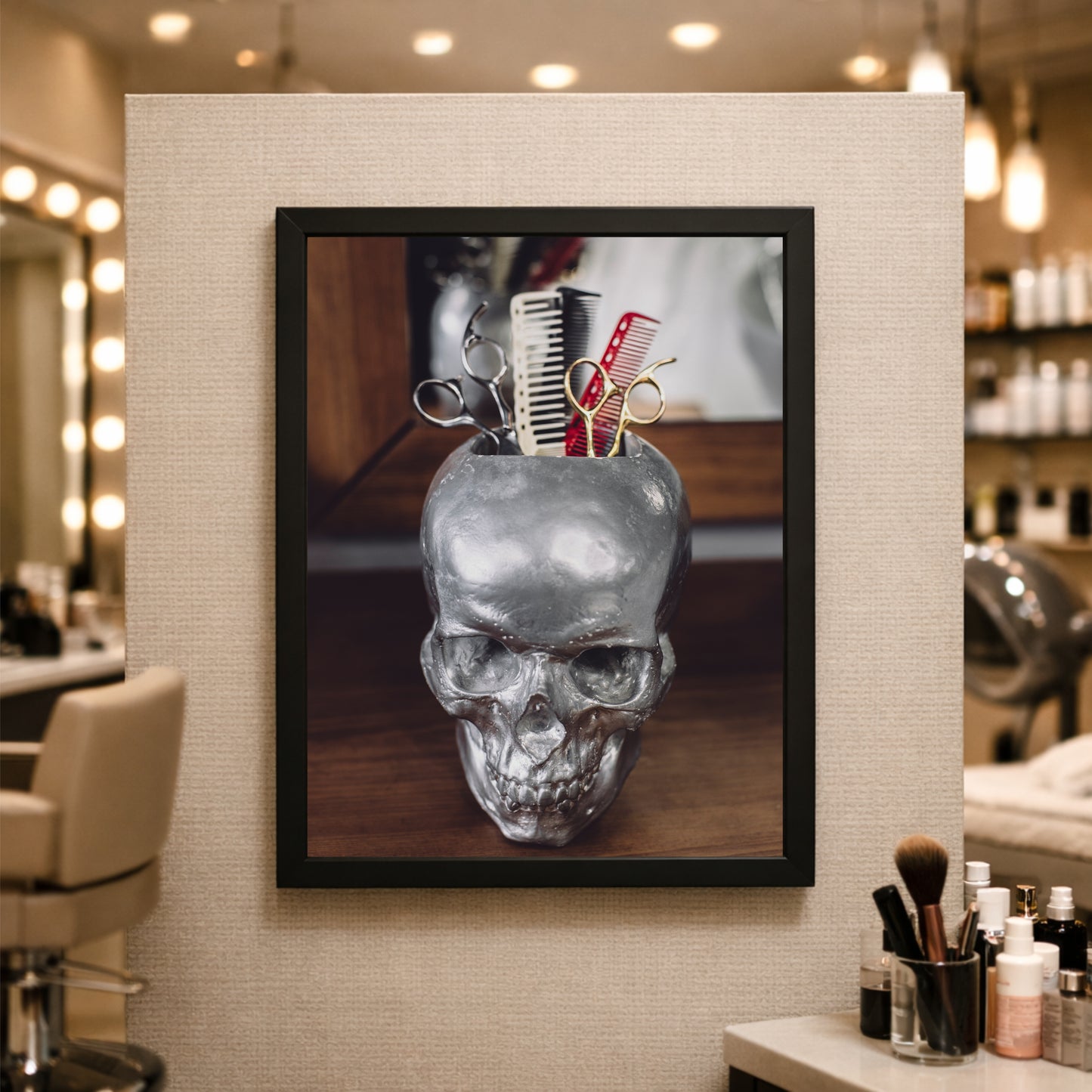 The Barber’s Arsenal – Style Meets Attitude 💀✂️