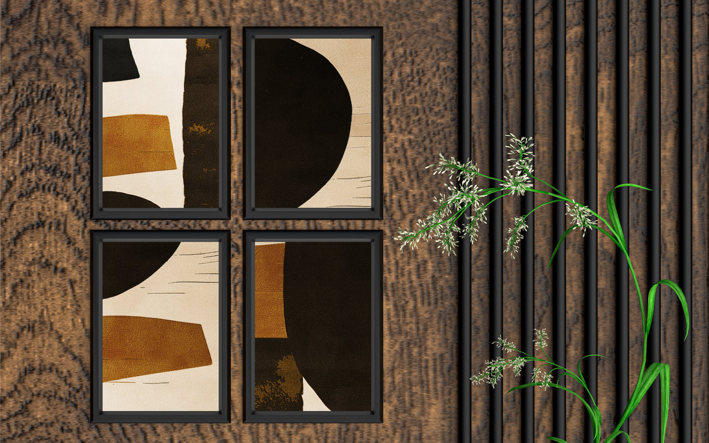 Abstract Harmony β Modern Wall Art Set π¨β¨