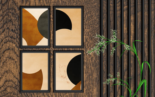 Golden Balance β Modern Abstract Wall Art β¨π€