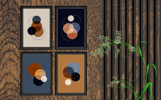 Modern Circles β Abstract Geometry Wall Art π¨βͺ