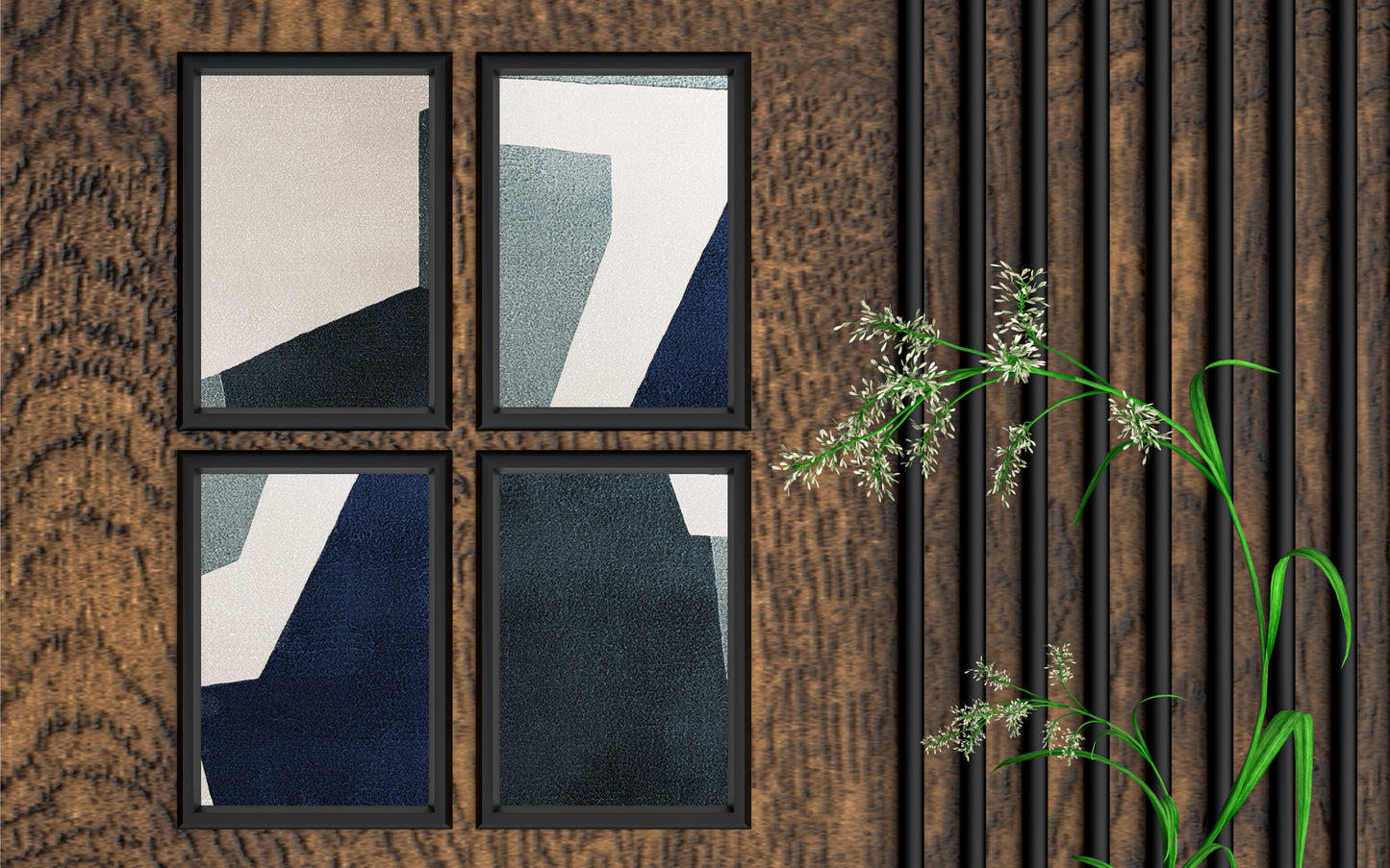 Blue Horizon β Cool Tone Modern Abstract Wall Art πβ¨