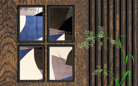 Muted Intersection โ Modern Neutral Abstract Wall Art ๐โจ