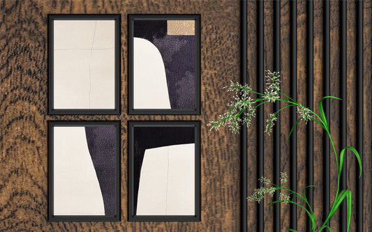 Quiet Balance โ Neutral Minimal Abstract Wall Art ๐ค๐คโจ