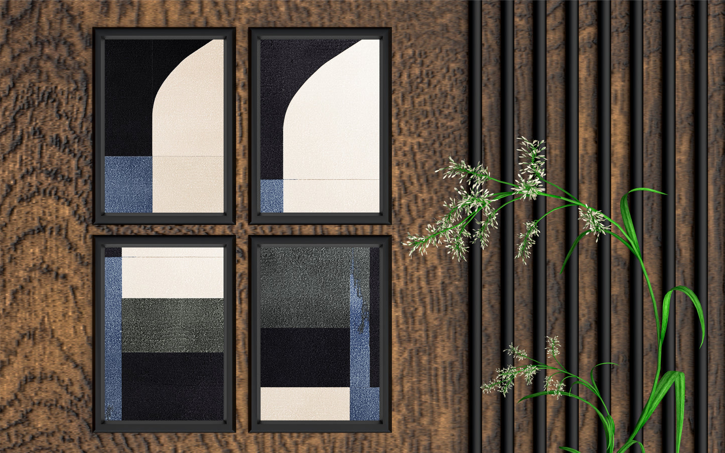 Modern Stillness β Neutral Abstract Wall Art π€π€β¨