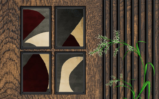 Quiet Contrast โ Modern Earthy Abstract Wall Art ๐ท๐คโจ