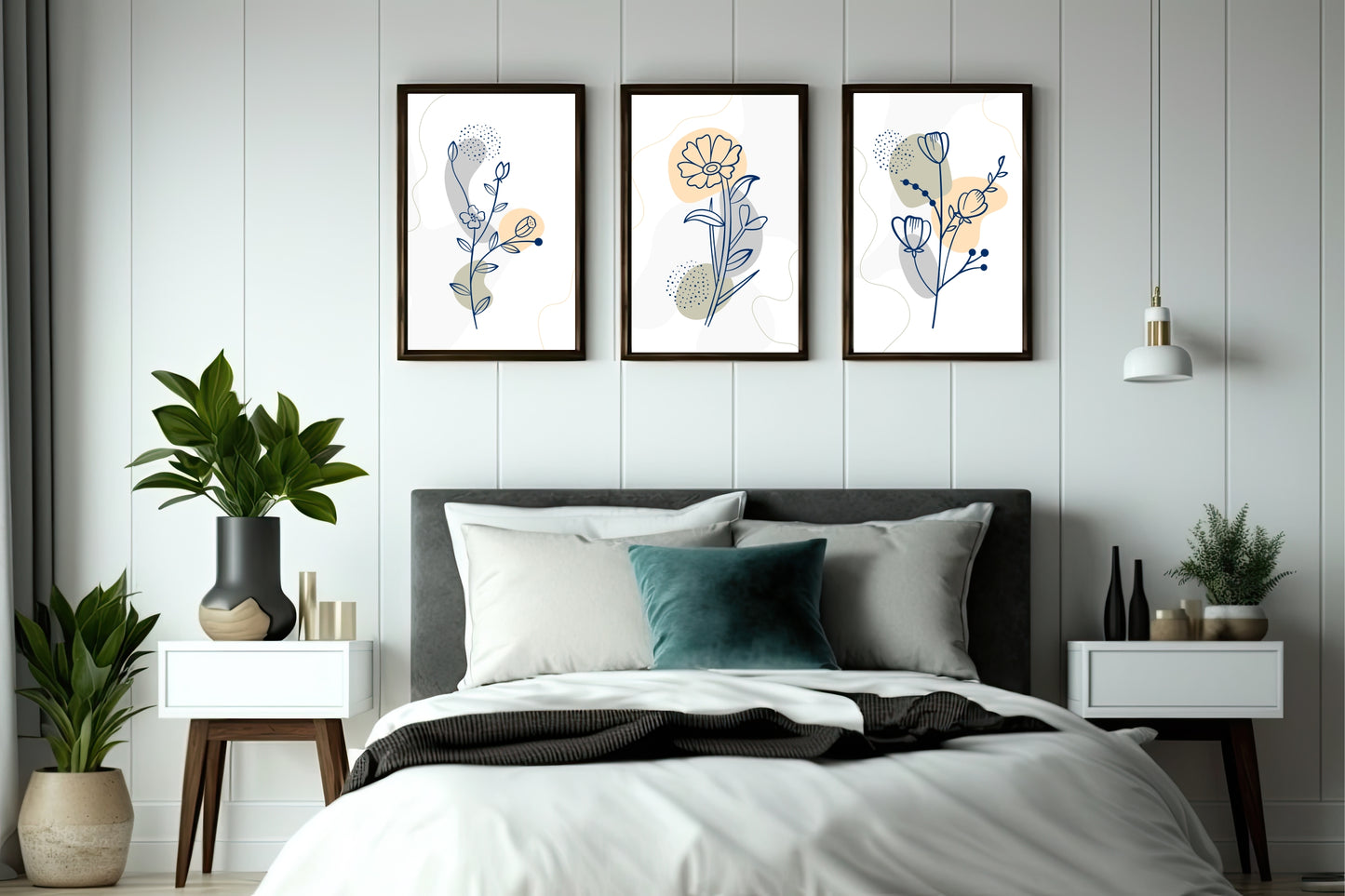 Pastel Bloom Wall Frame Set of 3 ๐ผ๐ฟ