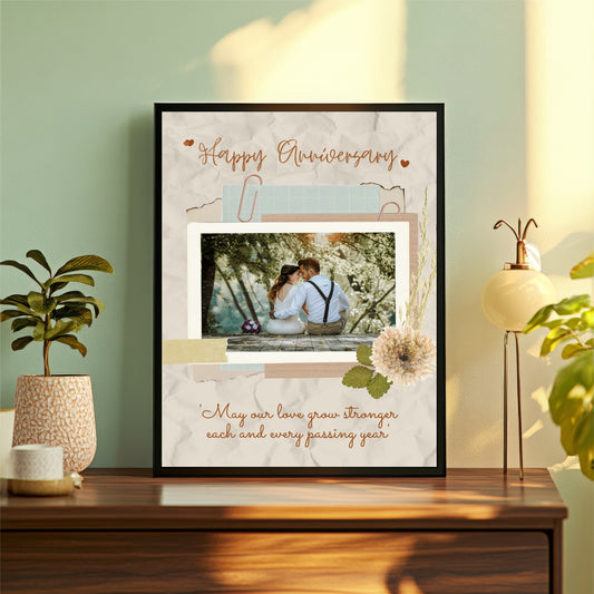 Customized Anniversary Photo Frame