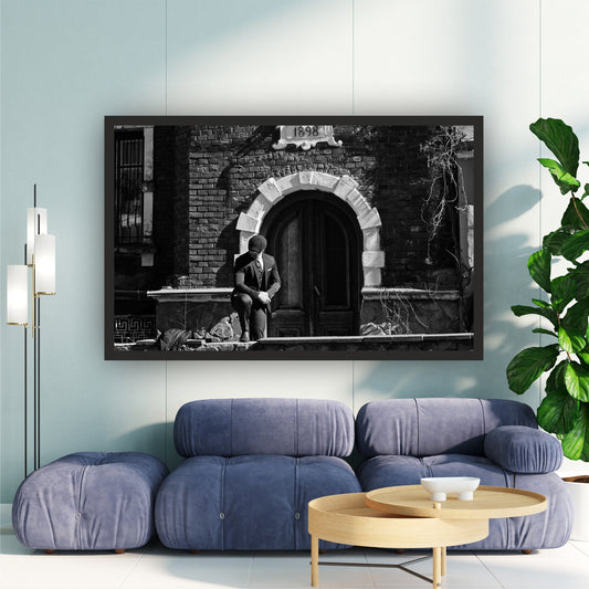 Vintage Gentleman Wall Art | Black & White Photography