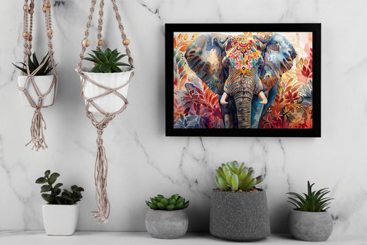 Majestic Spirit β The Royal Elephant Wall Frame ππΊ