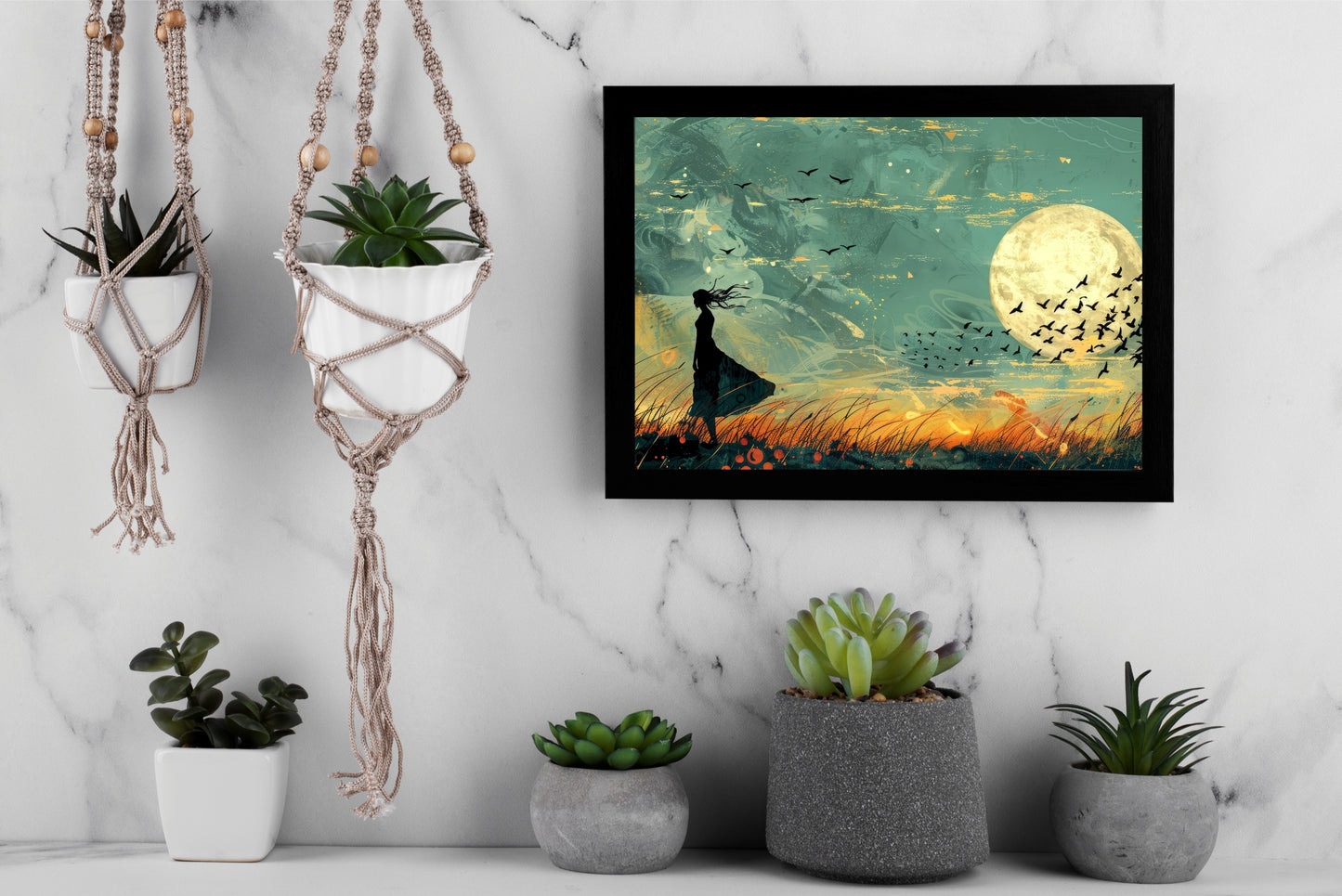 Whispers of the Moon β Dreamscape Wall Frame πποΈ
