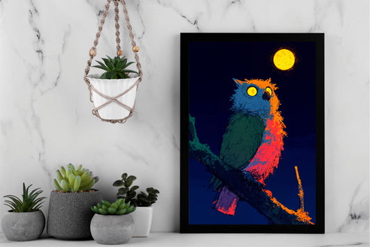 Neon Nightwatch โ The Moonlit Owl ๐๐ฆ
