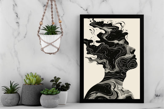 Mind in Motion โ The Cosmic Silhouette ๐ค๐