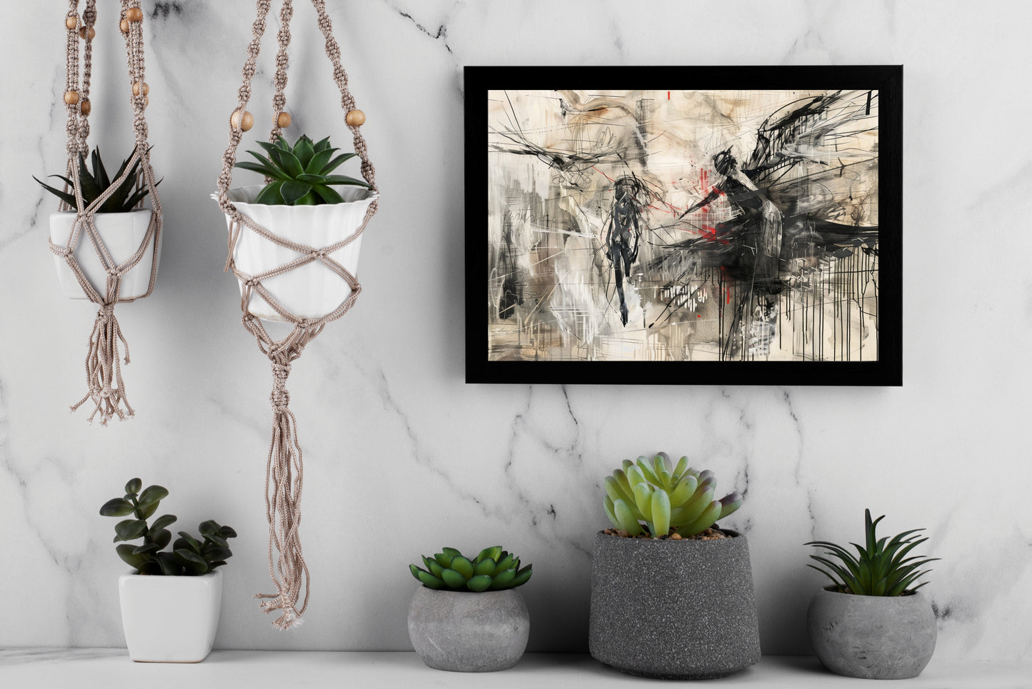 Shadows in Motion β Abstract Storyline Art π€π₯