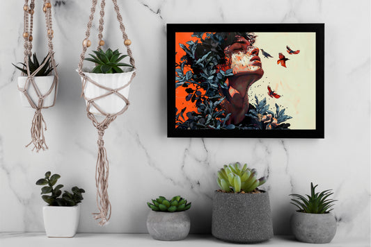 Blooming Awakening – Rise With Nature & Freedom 🌿🕊️🔥