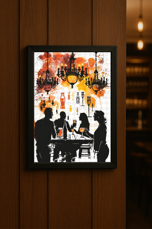 “Bar Nights” – Social Vibes Wall Art 🍺✨