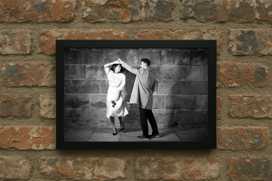 “Timeless Spin – Classic Romance Frame” 🖤💃🕺