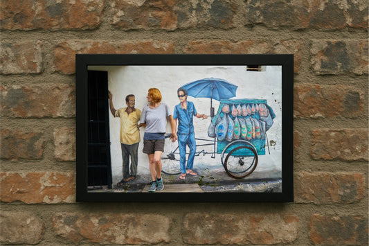 “Street Market Blend Wall Art Photo Frame – Living Mural Frame”