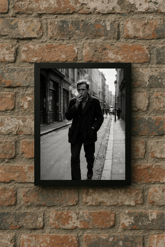 “Cold Streets – Classic Noir Walk Frame” 🖤🚶♂️