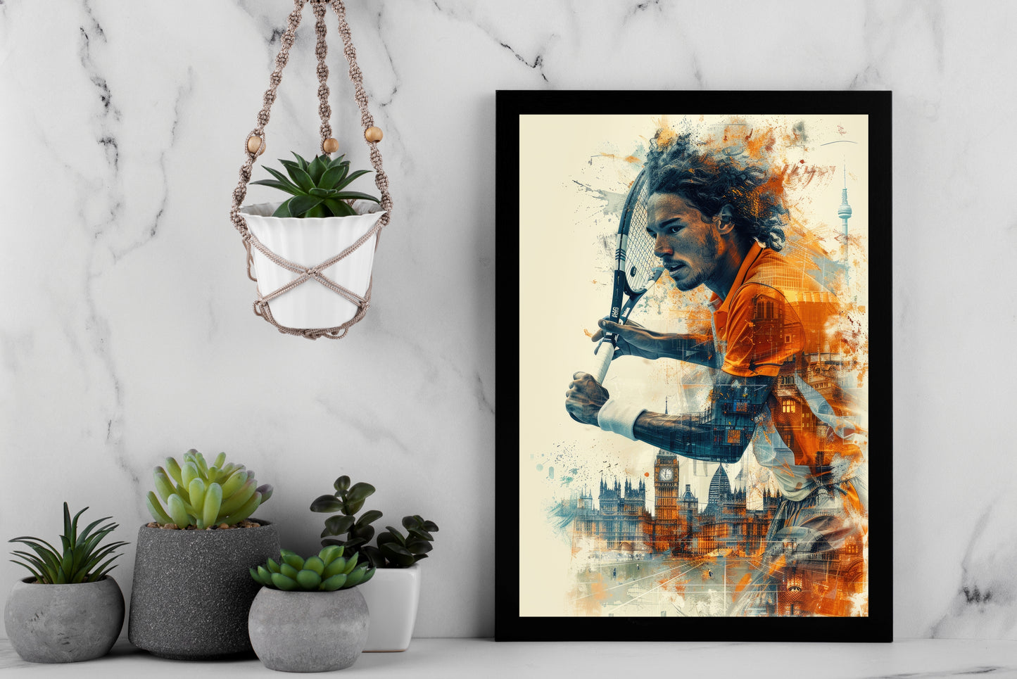 “Unstoppable Motion – Sports Energy Inspired Frame” 🎾🔥