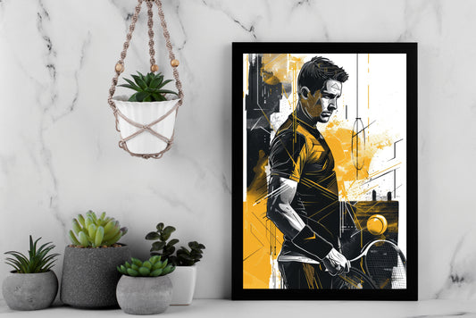 “Unstoppable Motion – Sports Energy Inspired Frame” 🎾🔥