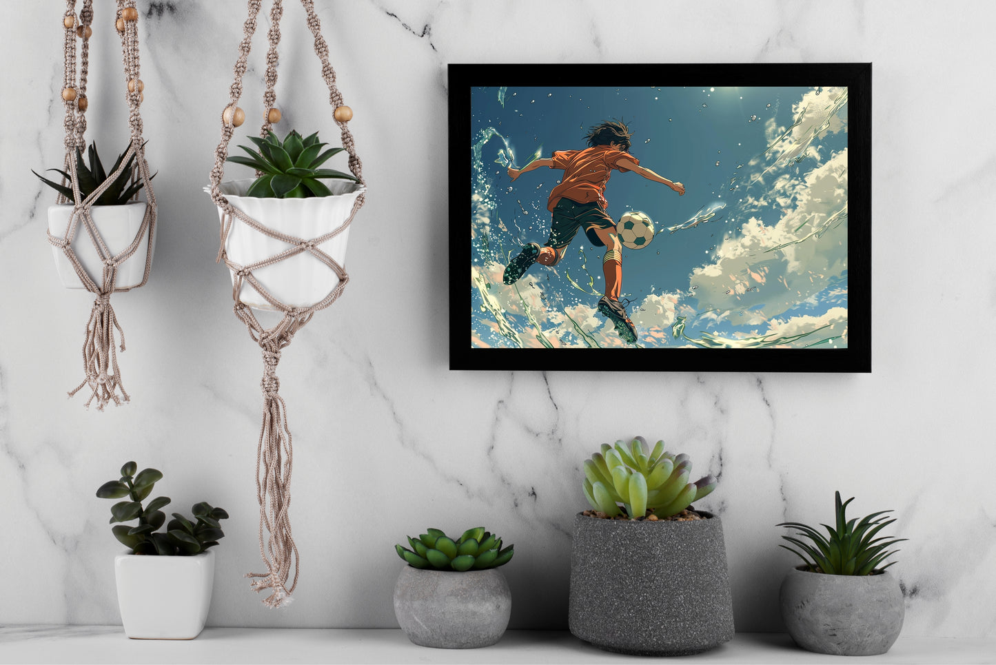Unstoppable Motion Wall Art Photo Frame – Sports Energy Inspired Frame