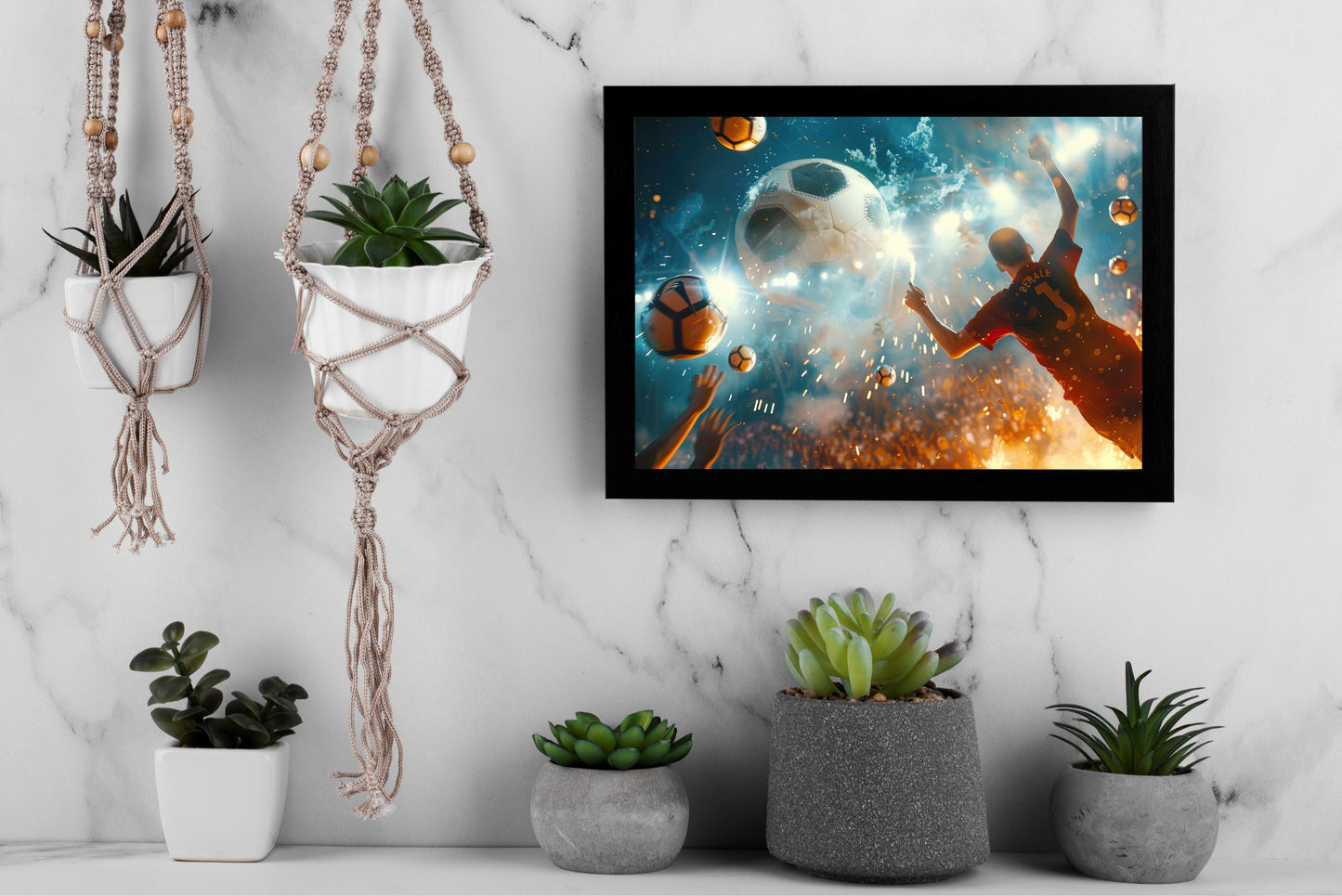 “Unstoppable Motion – Sports Energy Inspired Frame” ⚽🔥