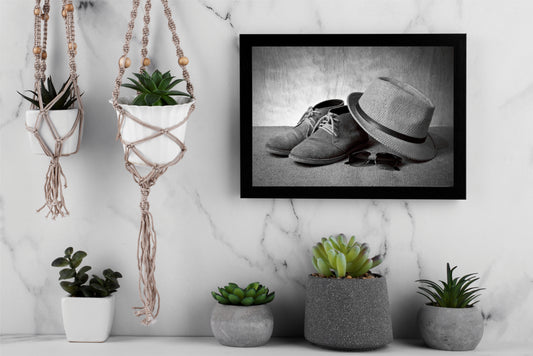 “Vintage Essentials – ESS Inspired Frame” 🕶️👞🎩