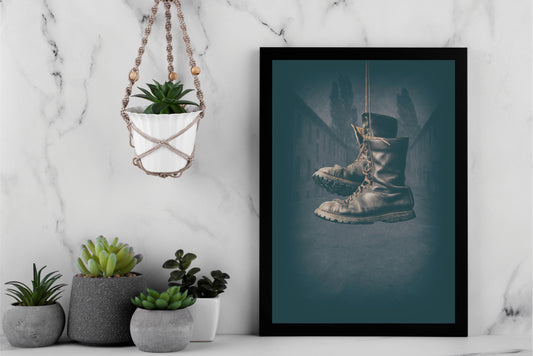 “Last March – The Hanging Boots” 🖤🥾✨