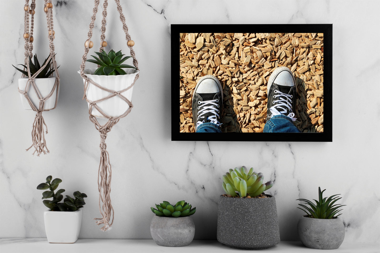 “Grounded Steps – Outdoor Sneaker Art Frame” 🌿👟🌞