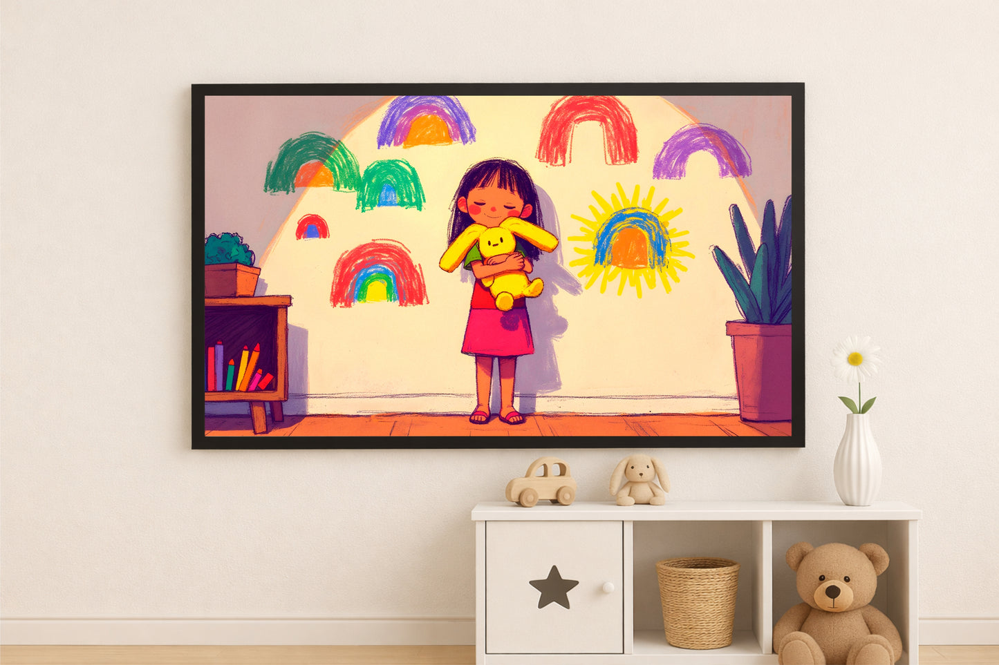 Little Dreams β Childlike Joy Art Frame ππ§Έ