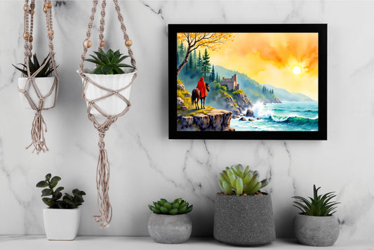 Guardian of the Coast β Epic Landscape Art Frame π
π