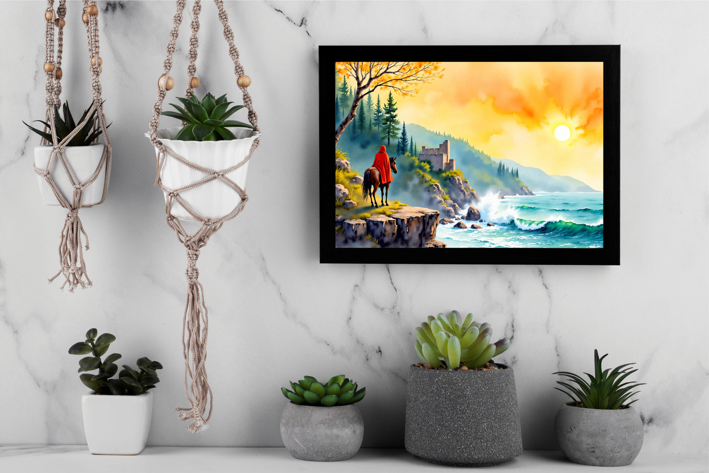 Guardian of the Coast β Epic Landscape Art Frame π
π