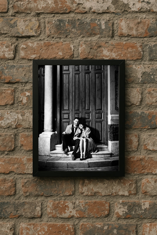 Together, Unhurried Wall Art Photo Frame – Timeless Love Wall Art 🖤🤍