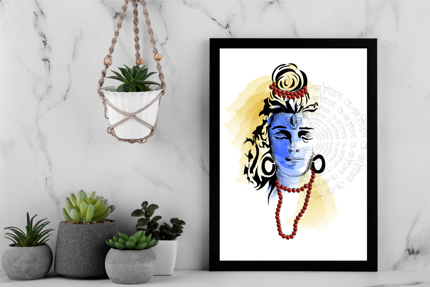 Shiva Within โ Divine Stillness Wall Art ๐๏ธ๐ฑ