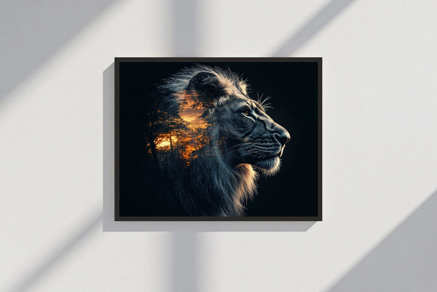 Majestic Lion & Nature Wall Art β Power Meets Serenity π¦πΏ