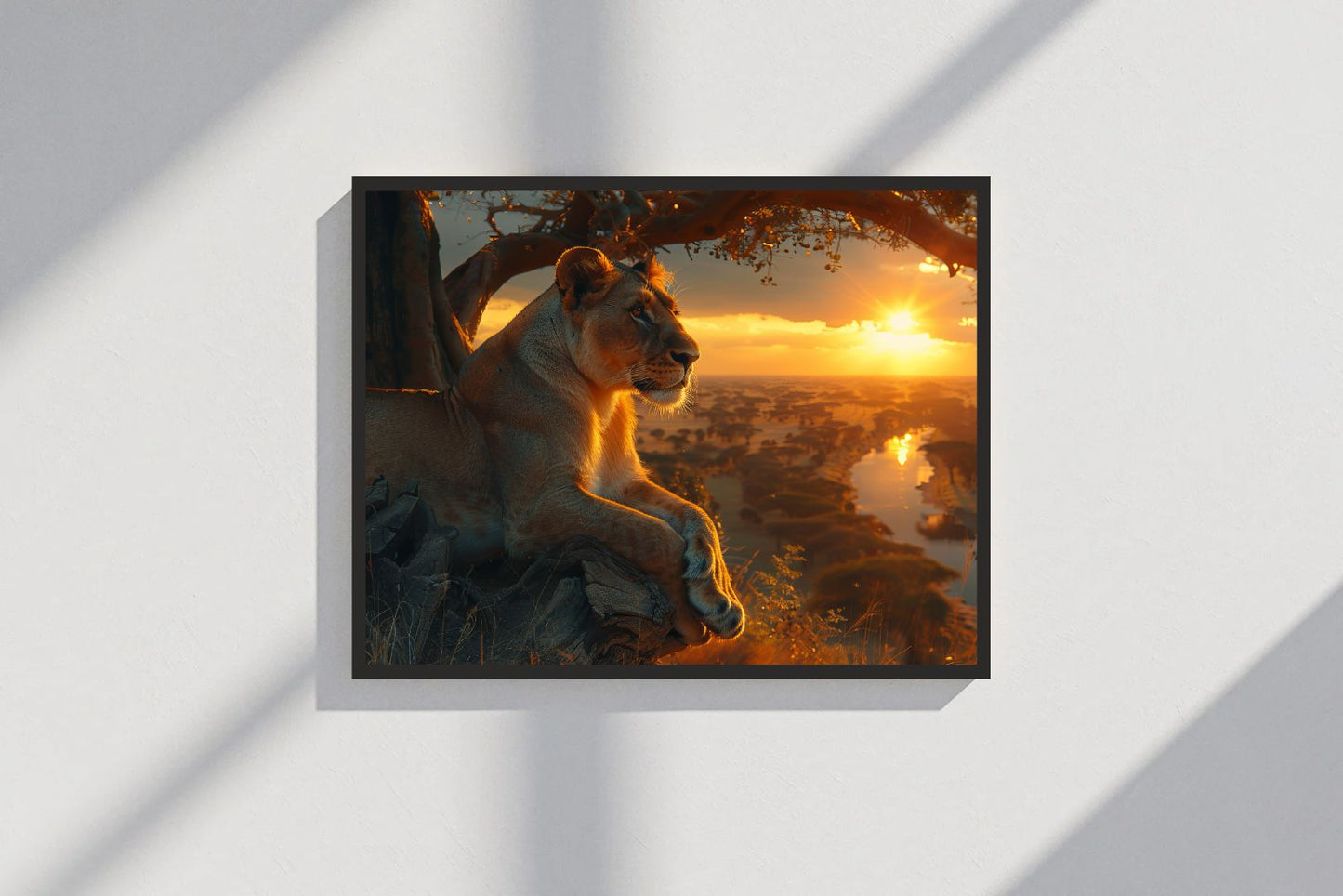 Majestic Lion & Nature Wall Art β Power Meets Serenity π¦πΏ