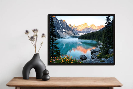 Snow Hill Nature Wall Frame β Tranquility Meets Elegance ποΈ