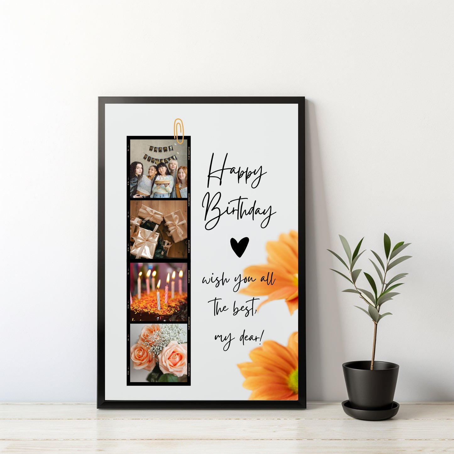 Personalized Birthday Wishes Collage Frame β A Gift Straight from the Heart!