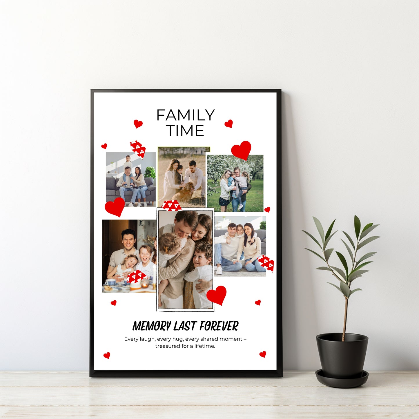 Personalized Family Collage Frame β Celebrate Family Bonds!