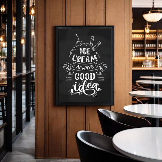 Ice Cream Wall Frame β A Treat for Your Space!
