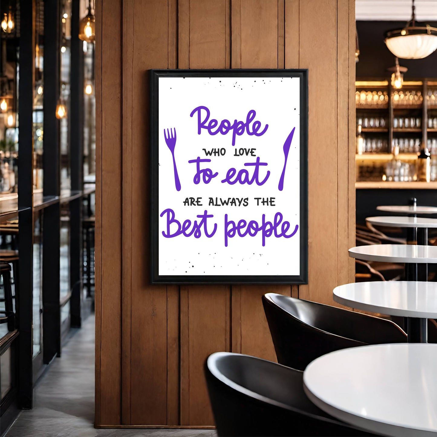 People Who Love to Eat Frame – A Perfect Treat for Foodies!