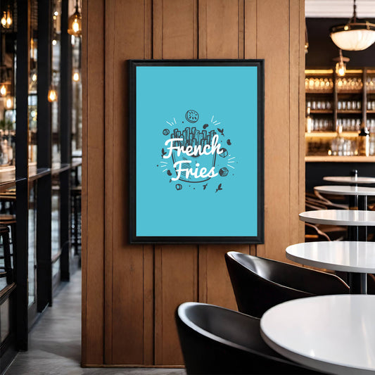 French Fries Wall Frame β A Crispy Treat for Your Space!