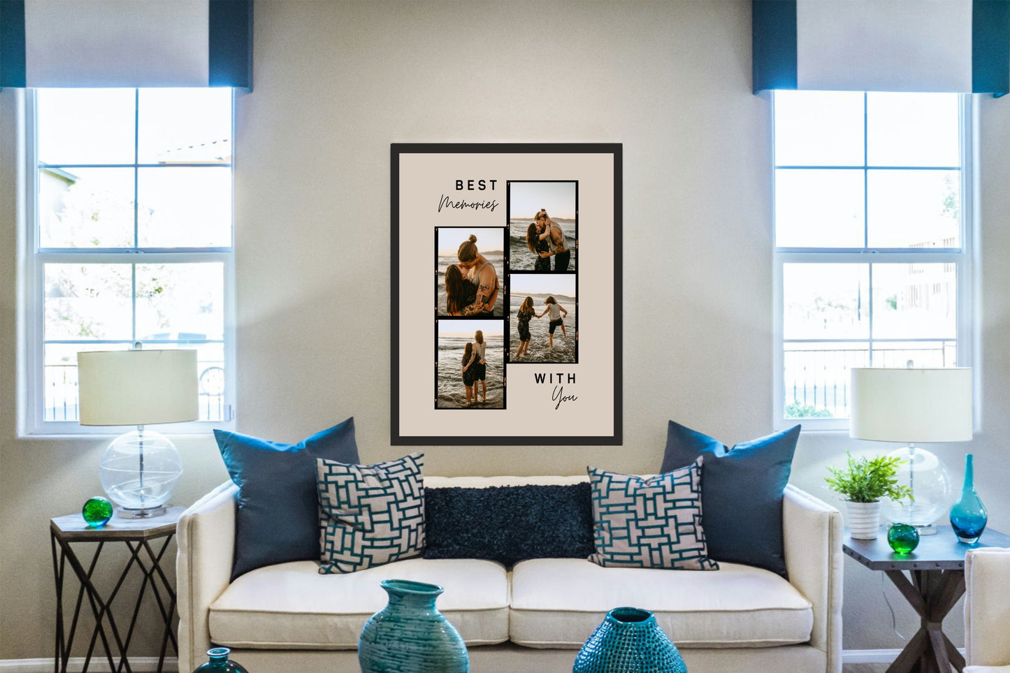 Personalized Couple Collage Frame β A Timeless Expression of Love!