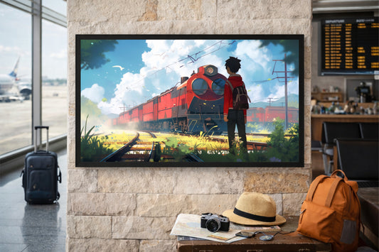 Facing the Journey – Where Dreams Begin 🚆🌤️